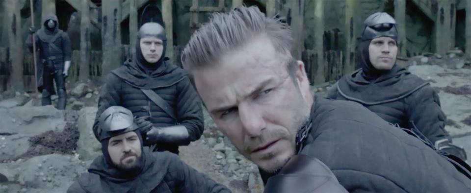 David Beckham appeared in King Arthur: Legend of the Sword in 2017