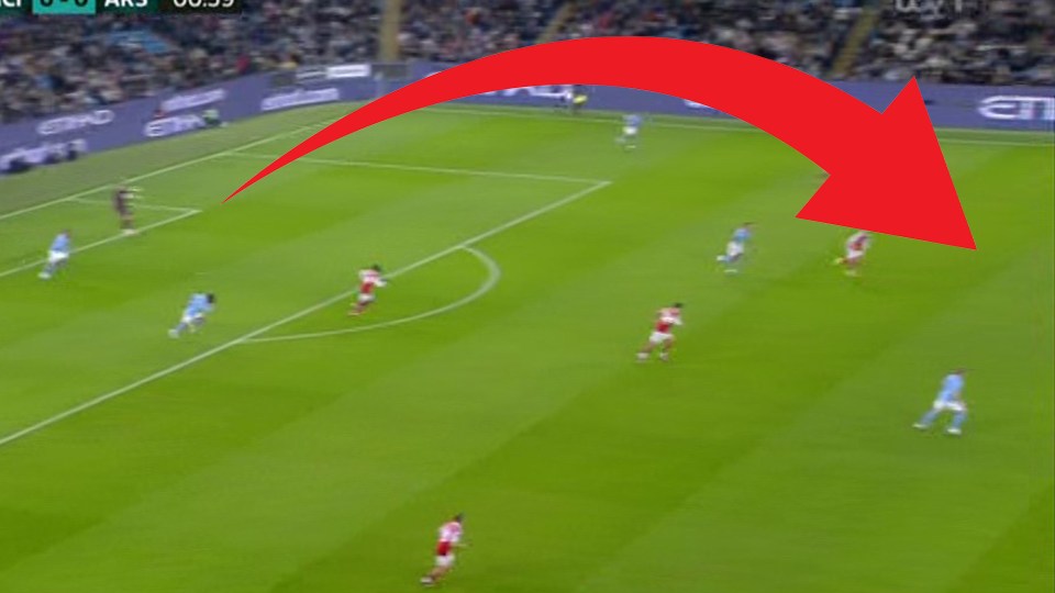 City want to isolate Arsenal’s defenders one-on-one with Erling Haaland using the simple tactic of route-one