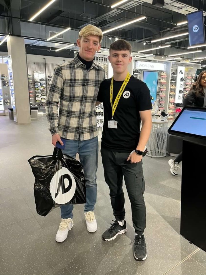 Leaked photos confirmed his attendance at St James' Park and in MetroCentre, Gateshead