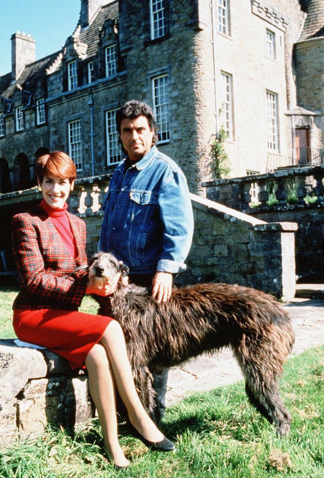 Phyllis Logan and Ian McShane in the programme in 1986