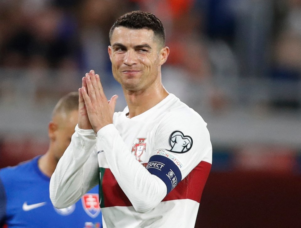 Cristiano Ronaldo pictured during Portugal's 1-0 victory over Slovakia