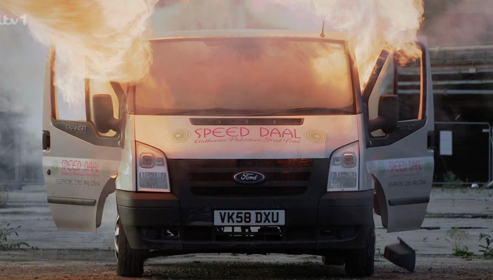 The racist thugs planted a bomb in Speed Daal's van