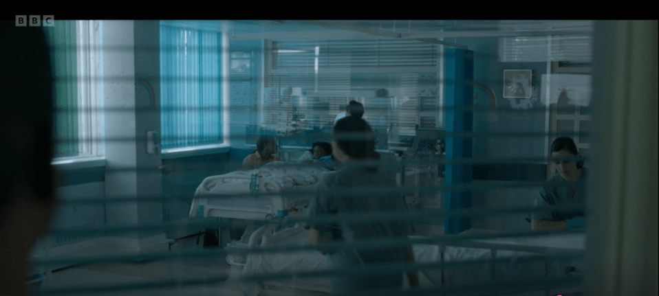 Fans noticed the hospital was the same as the one from the Holby City set