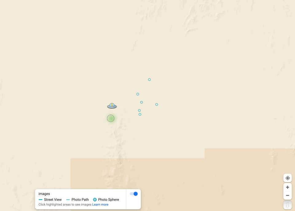 Area 51 on Google Maps has a funny little quirk to it