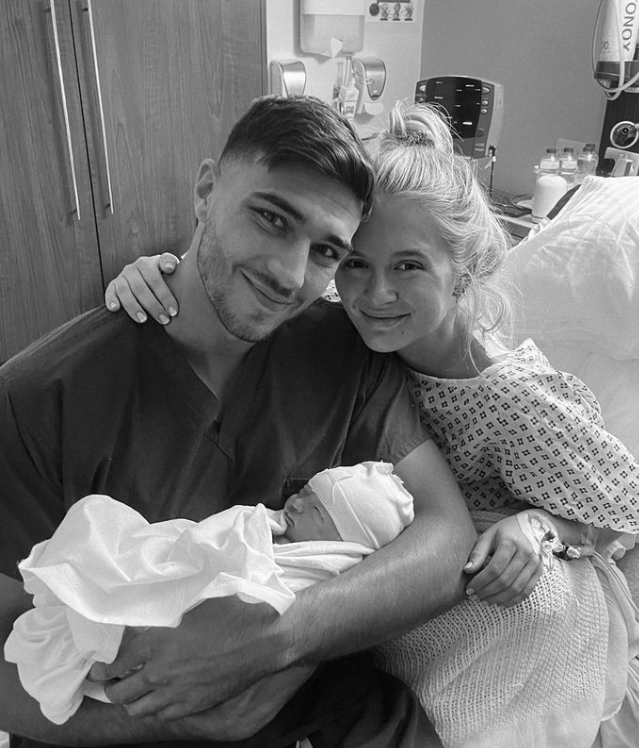 Molly-Mae Hague and Tommy Fury with their baby girl