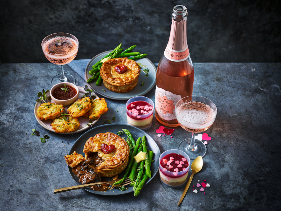 M&S has revealed its popular Valentine's Day meal deal