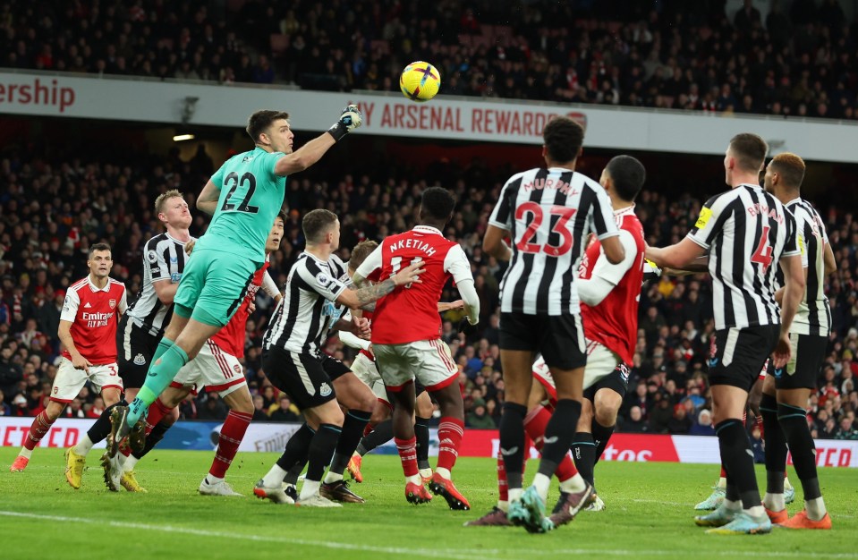 Arsenal were unable to find a way past Nick Pope and the Newcastle defence