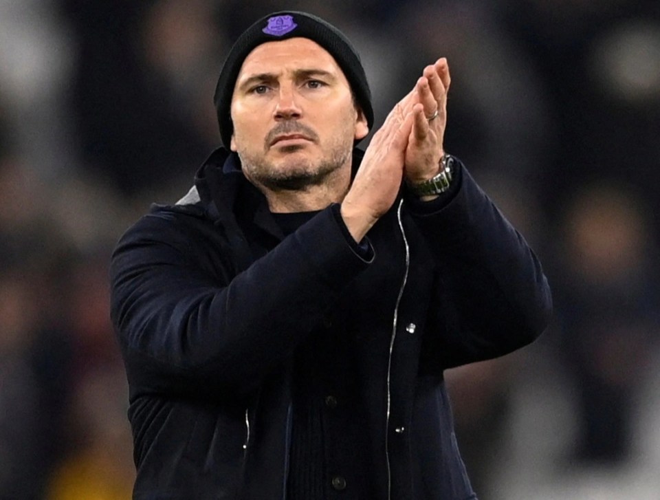 Frank Lampard was sacked following Everton's defeat to West Ham