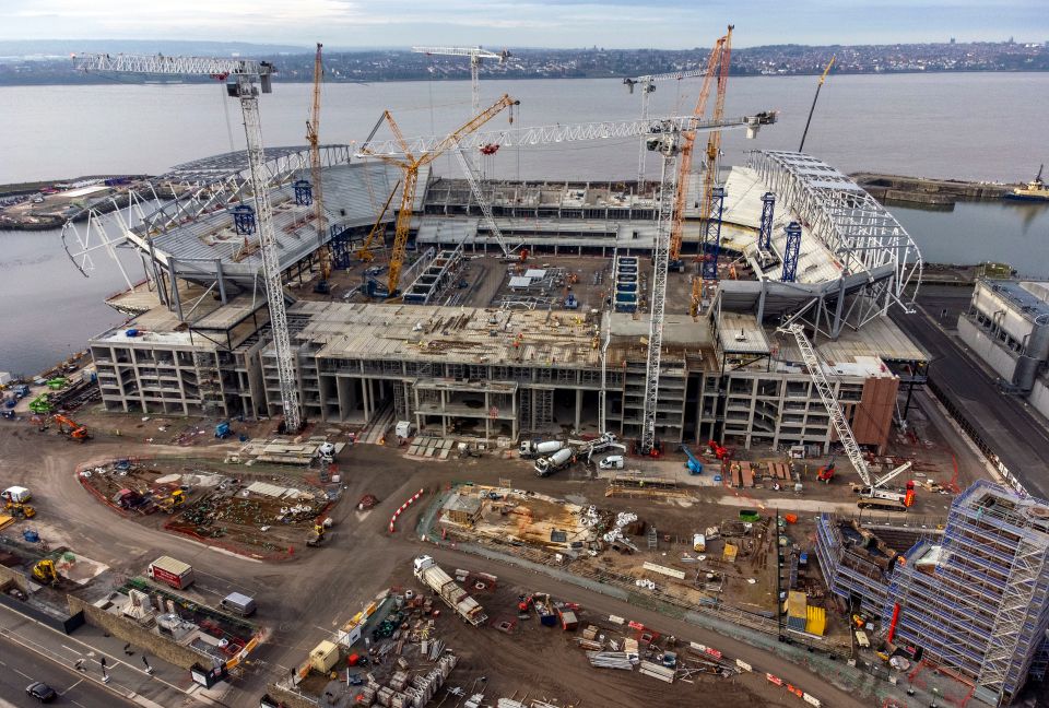 Everton are building their new stadium at Bramley-Moore Dock