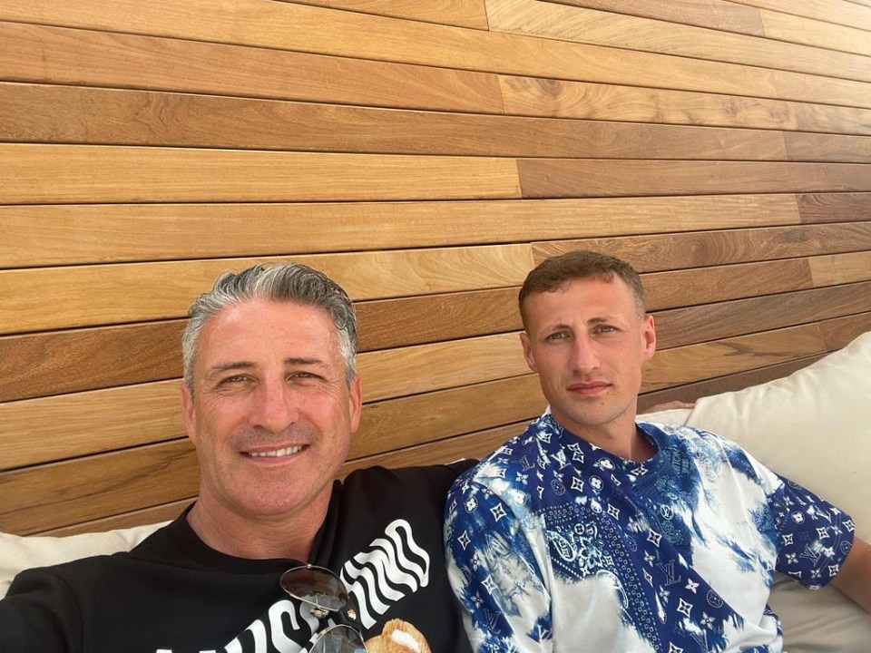 The dad-of-two recently spent two weeks touring Mallorca, Ibiza, Alicante, Puerto Banus and the South of France with his son