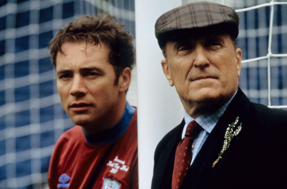 Ally McCoist opposite movie legend Robert Duvall in A Shot at Glory