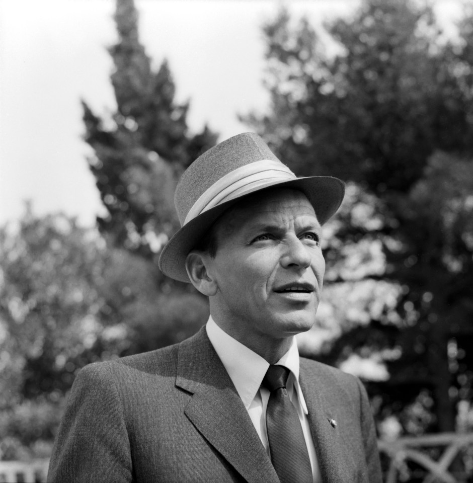 American singer Franck Sinatra at Monte-Carlo station. June 12, 1958