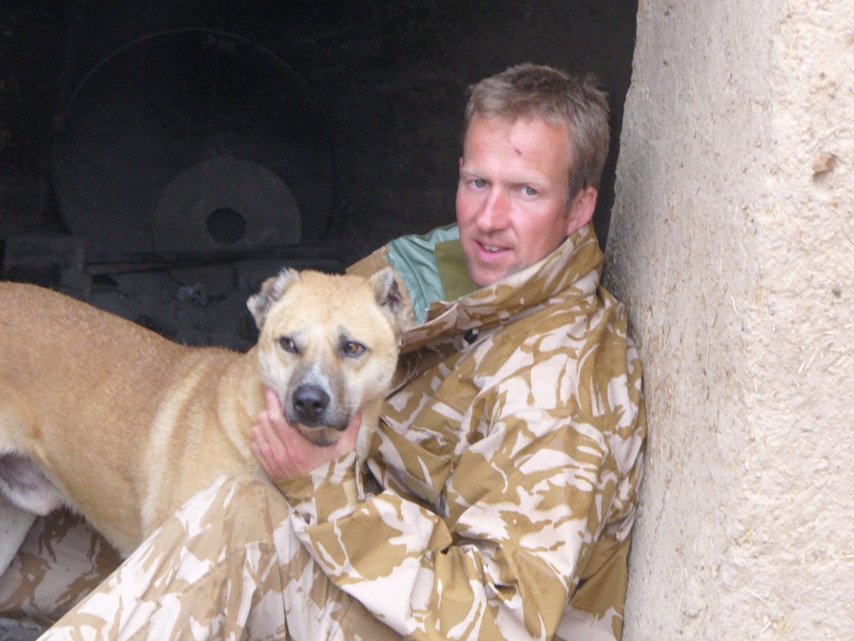 The former Royal Marine Commando was serving in Afghanistan when he met Nowzad the dog, now the name of his animal charity