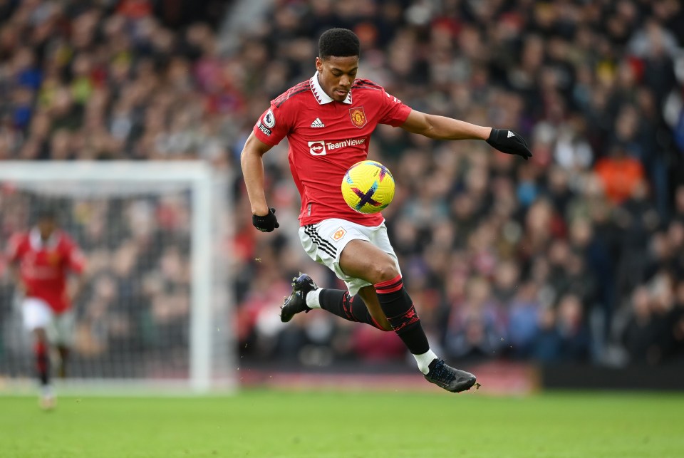 Anthony Martial will hope to be available again