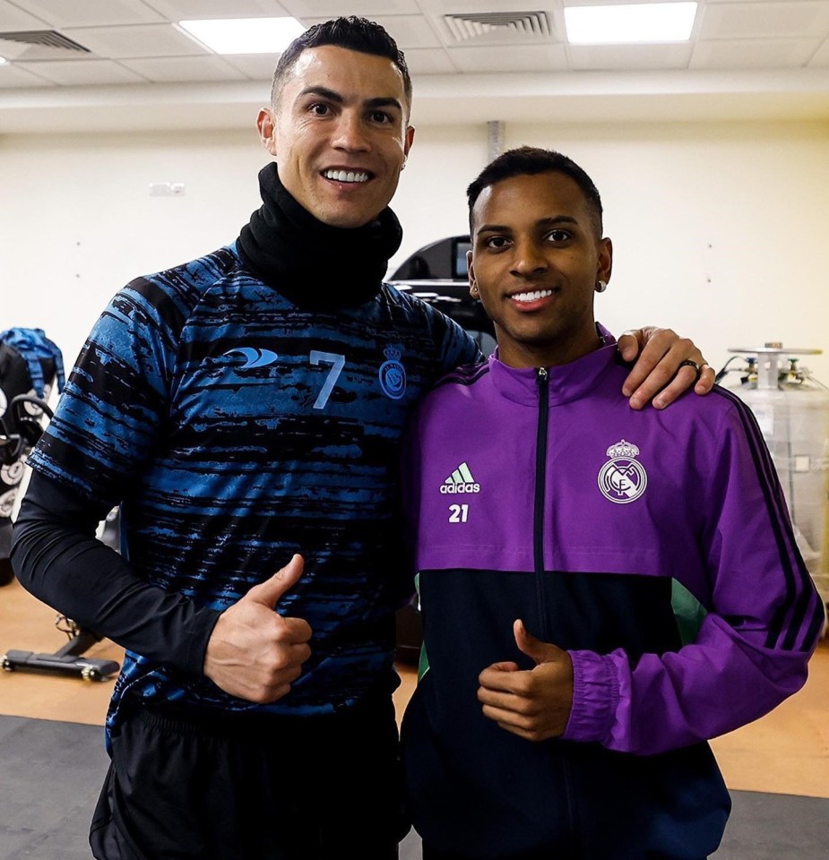 Rodrygo met his hero Ronaldo, who departed the Bernabeu a year before the Brazilian wing wizard arrived