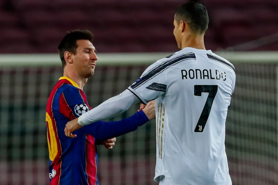 Messi and Cristiano Ronaldo met many times during their illustrious careers