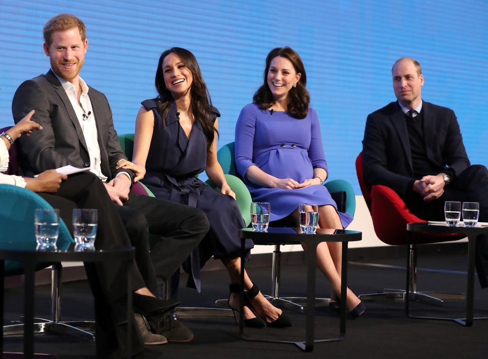 Harry, Meghan, Kate and Wills at a 2018 London event