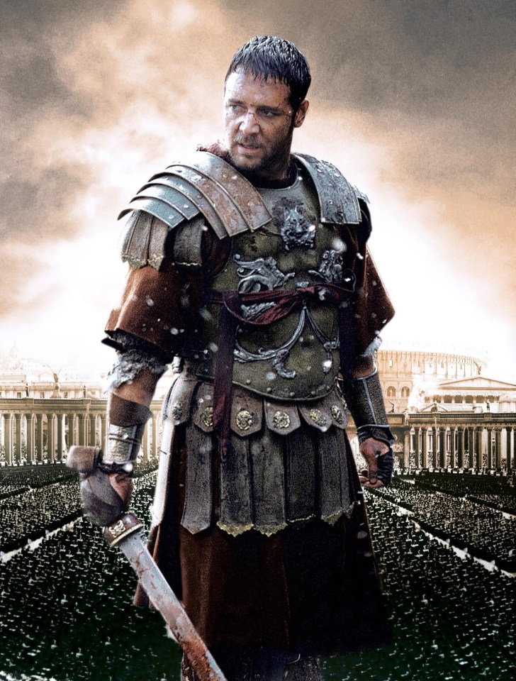 Russell Crowe starred in Gladiator back in 2000