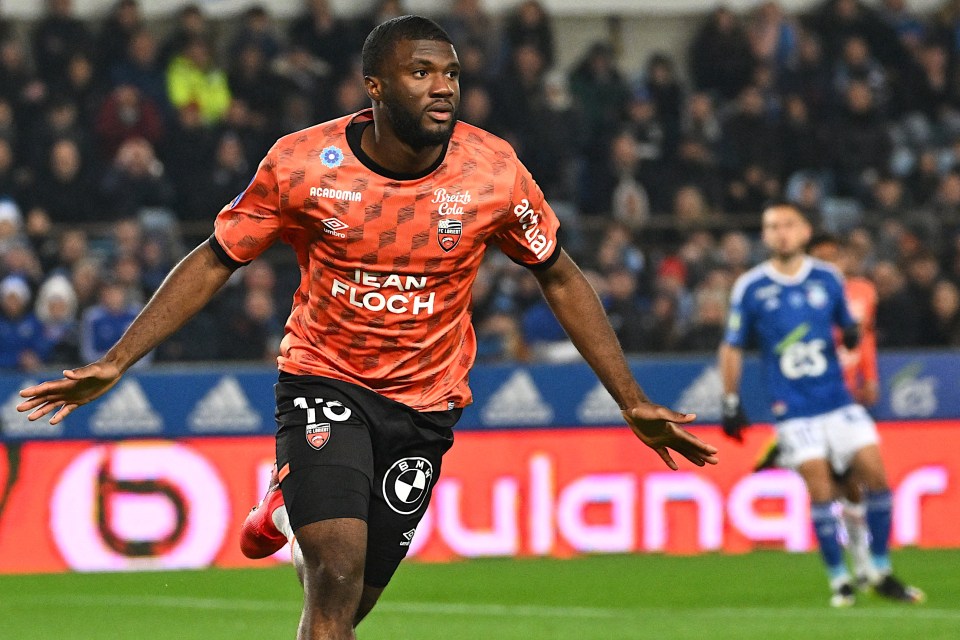 Nathan Jones is also keen on Lorient striker Terem Moffi