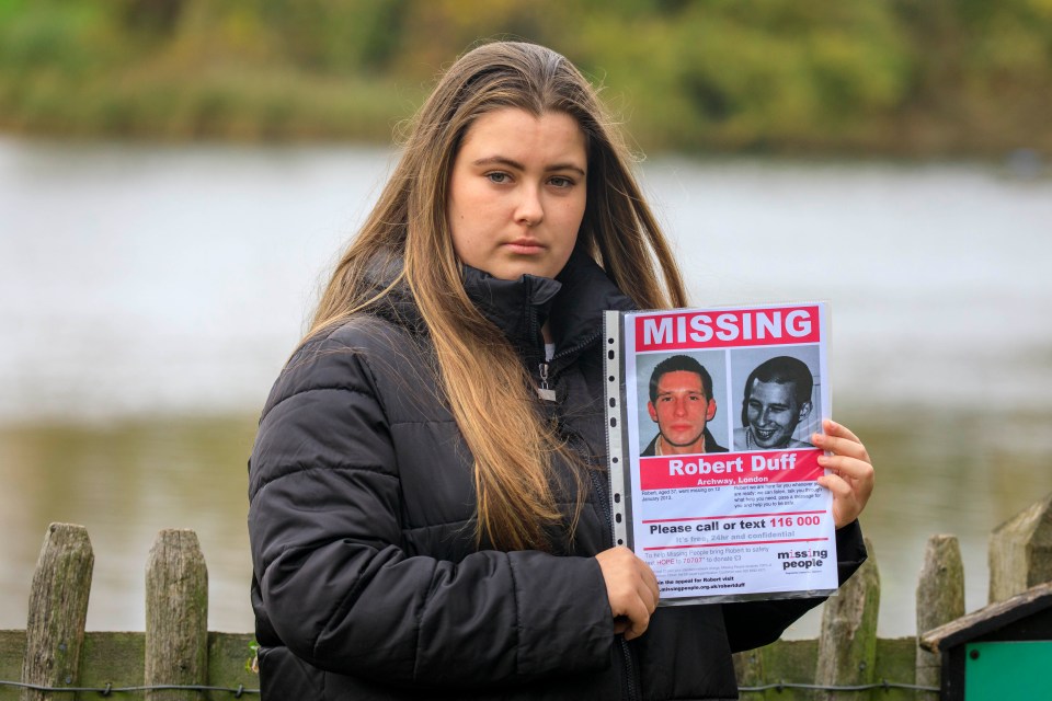 Charlotte Duff told a documentary about her dad’s disappearance that she had been approached by a homeless man with new information