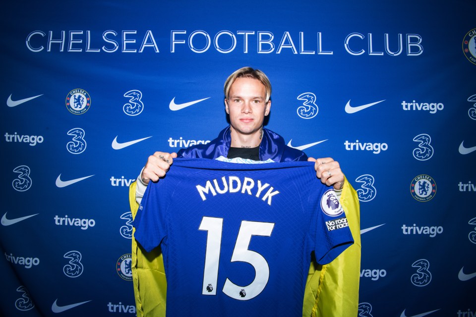 Chelsea officially unveiled Mykhaylo Mudryk as their new signing on Sunday