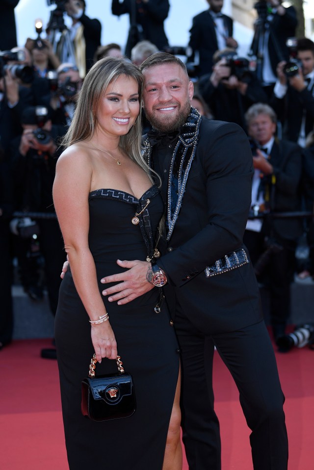 Conor McGregor with fiancee Dee Devlin at the Cannes film festival last May