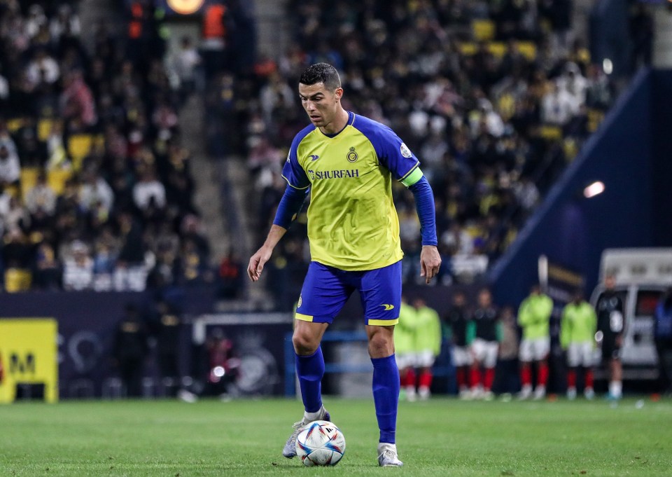 Cristiano Ronaldo played his first Saudi Pro League game on Sunday