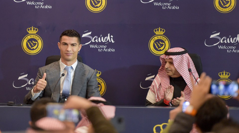 Cristiano Ronaldo has been unveiled by Al-Nassr today