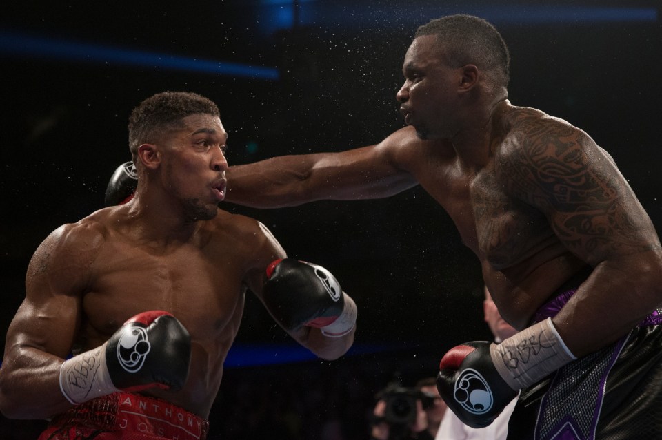 Anthony Joshua beat Dillian Whyte in 2015