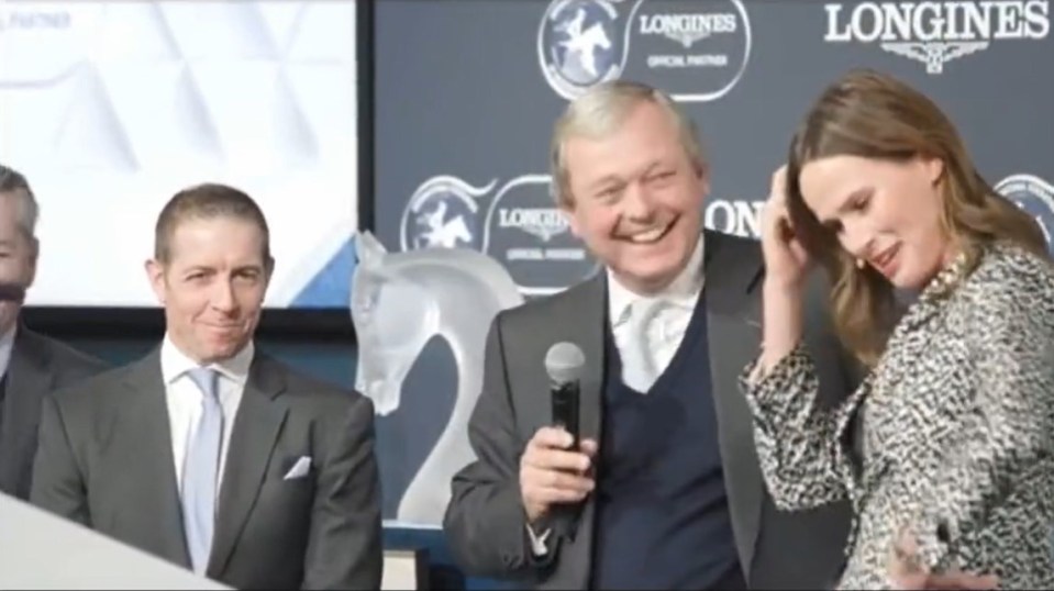 Cumani was left stunned by Haggas' somewhat weird comment made on-stage during the awards show