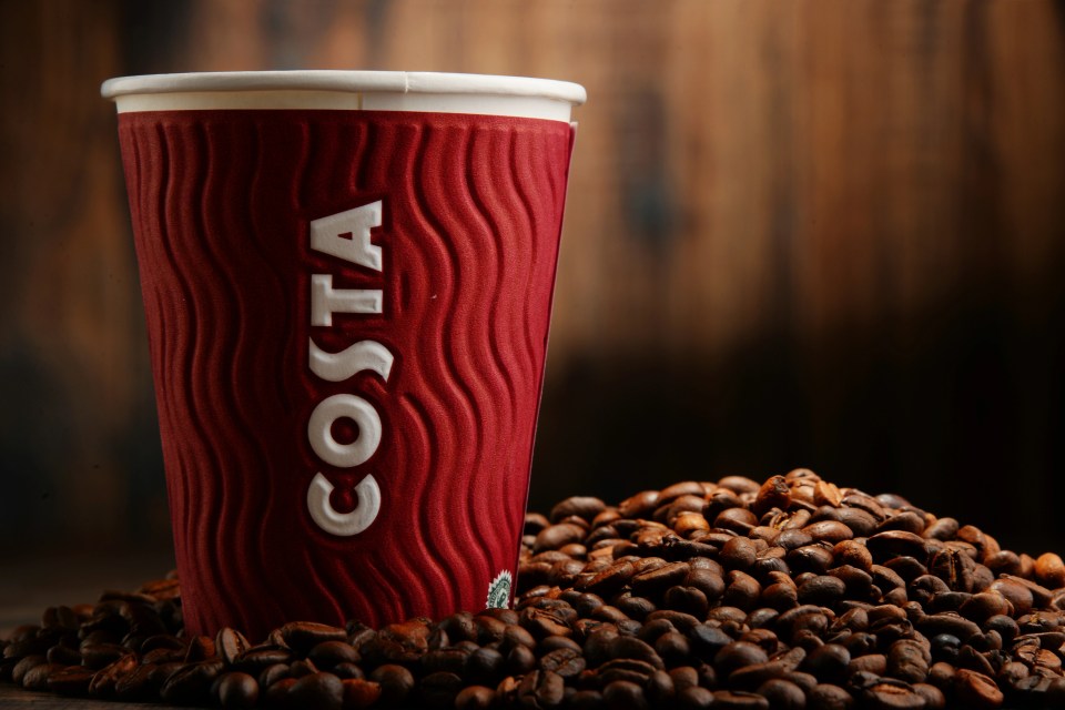 Costa customers can get a free drink today