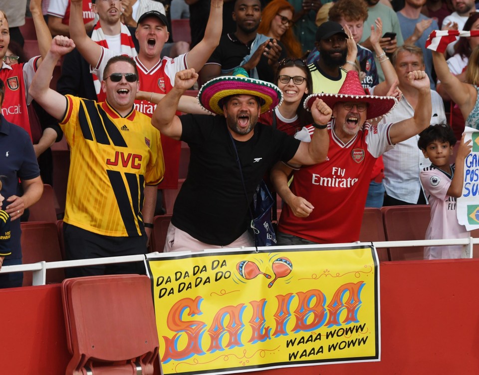 The Emirates crowd has a better relationship with their players