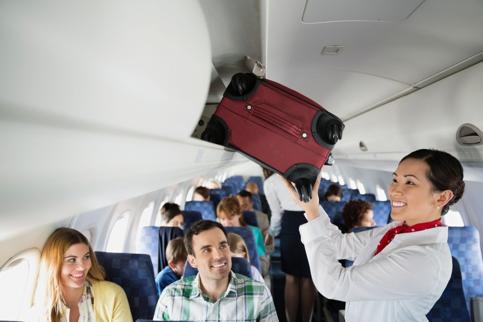 If your bag won't fit, ask a flight attendant to find you a new space