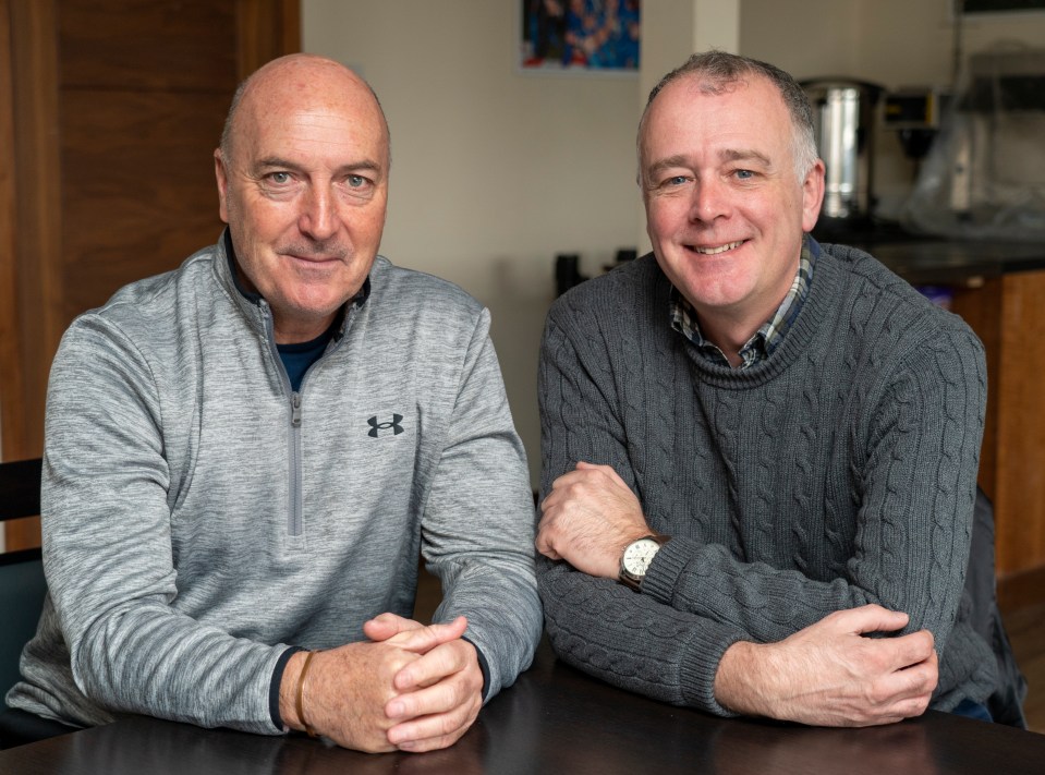 Danny Greaves (left) spoke to Sun Sport's Dave Kidd about Harry Kane breaking his father's goal record