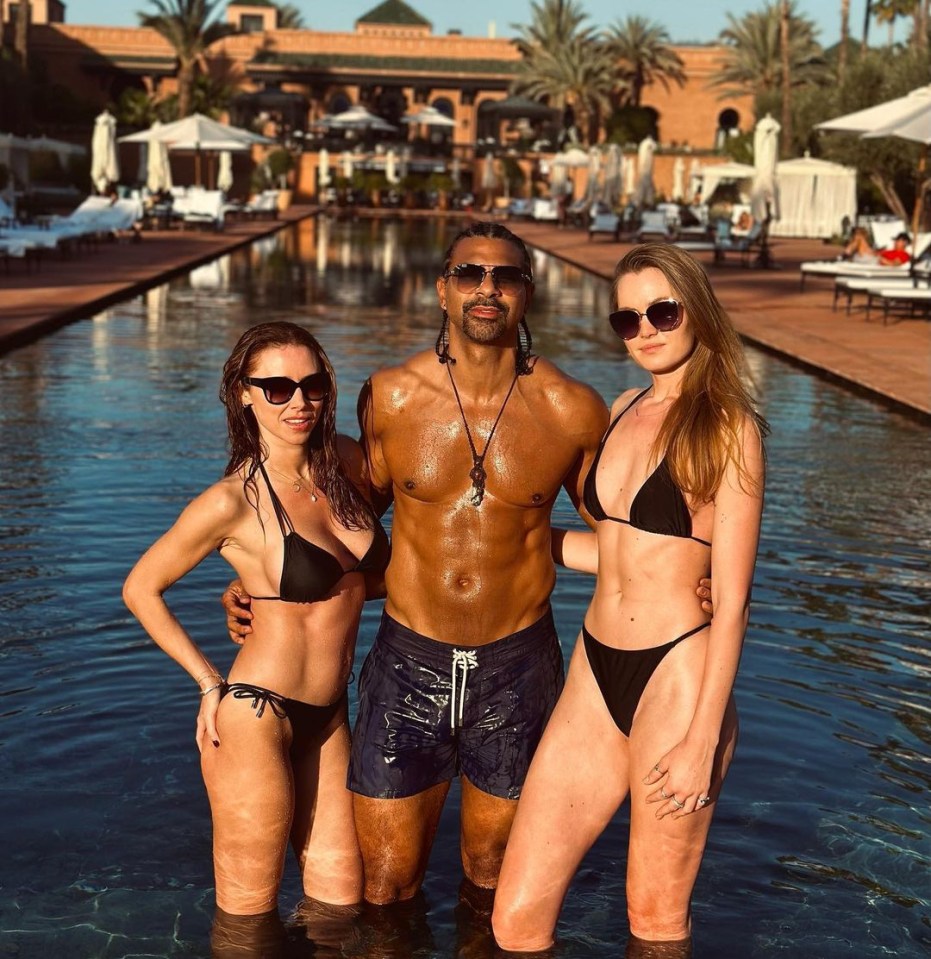 David Haye is in a three-way relationship with Una Healy and model Sian Osborne