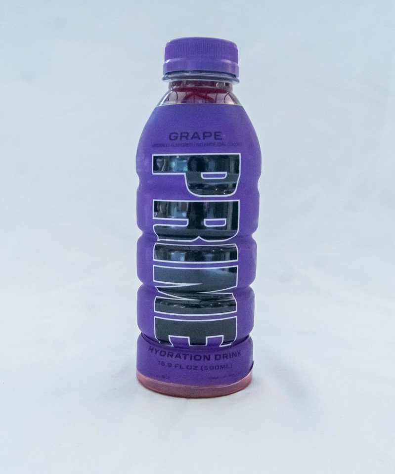 Prime's Grape flavour hydration drink scored 6/10 in our taste test