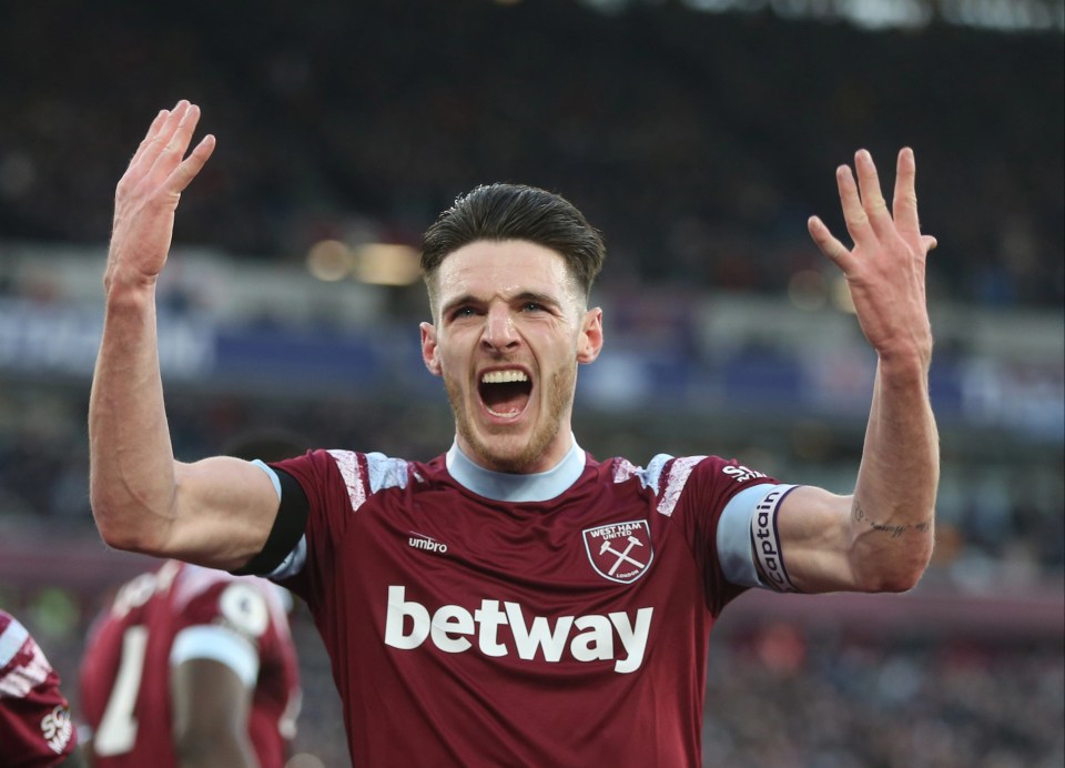 Declan Rice is said to be keen on working with Mikel Arteta