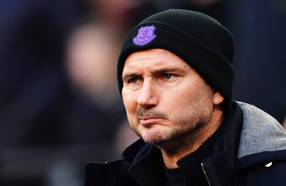 Frank Lampard was sacked as Everton boss on Monday