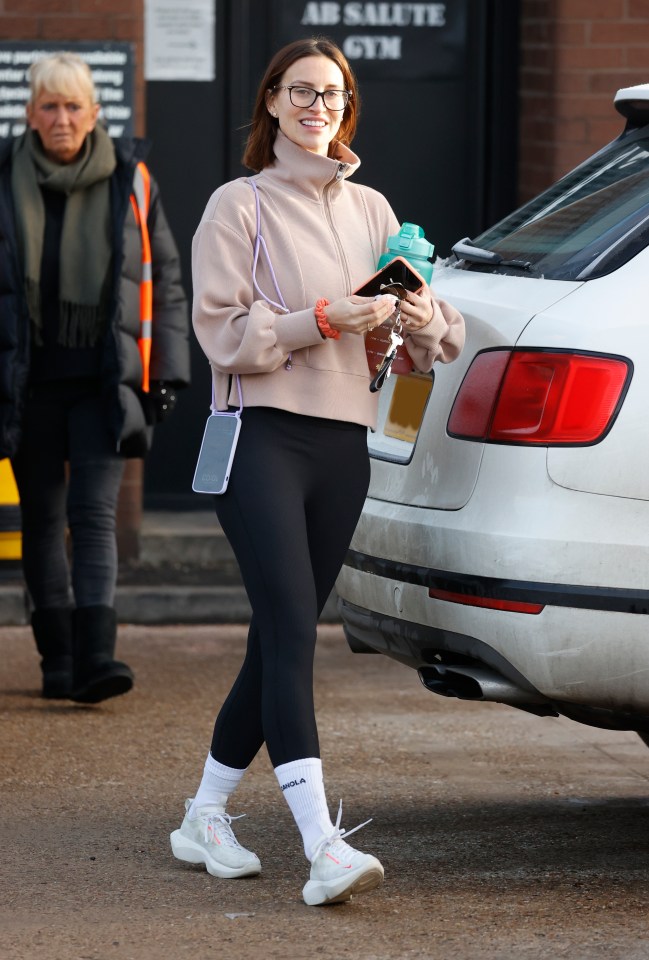 Ferne McCann has been spotted leaving the gym