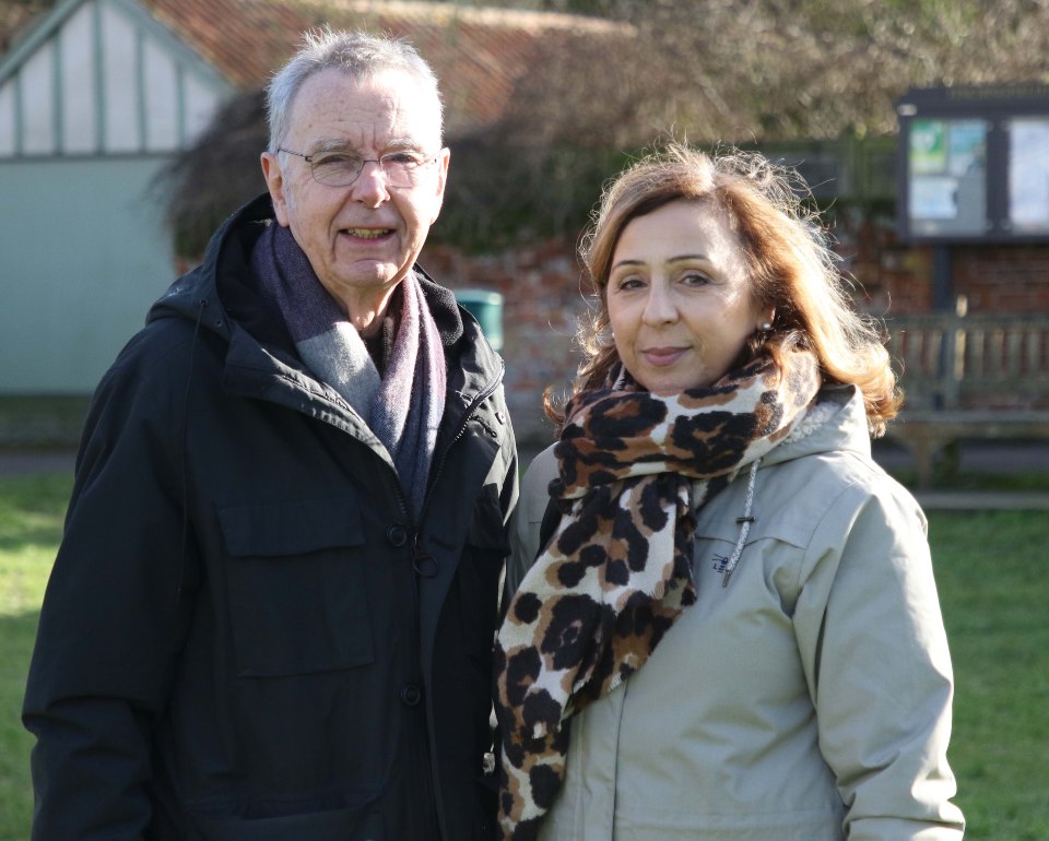 Rod and Lucy Butler said they chose Finchingfield because it was picturesque