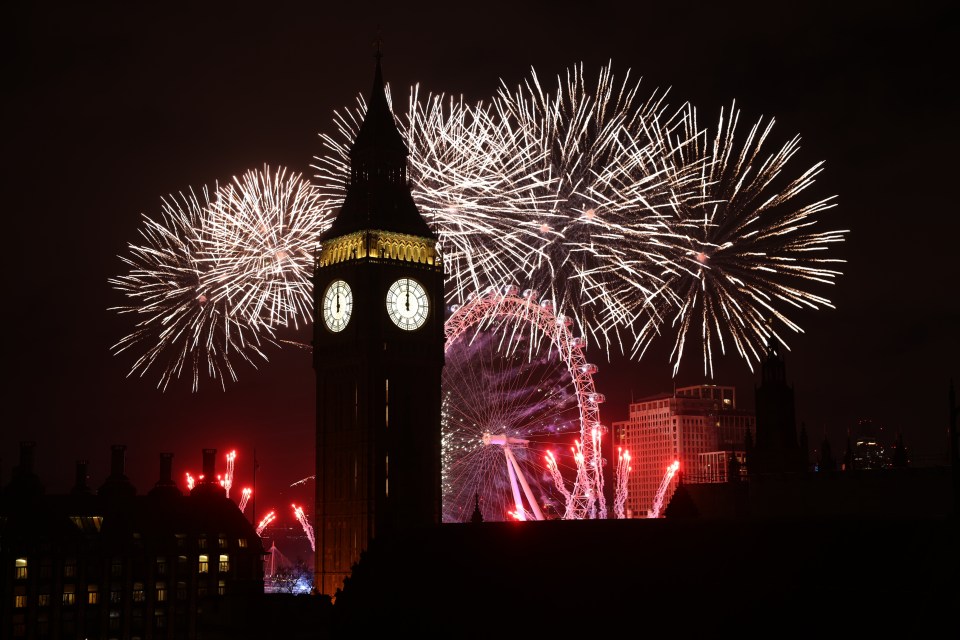 London’s New Years’ Eve firework display returned this year after it was cancelled during the pandemic