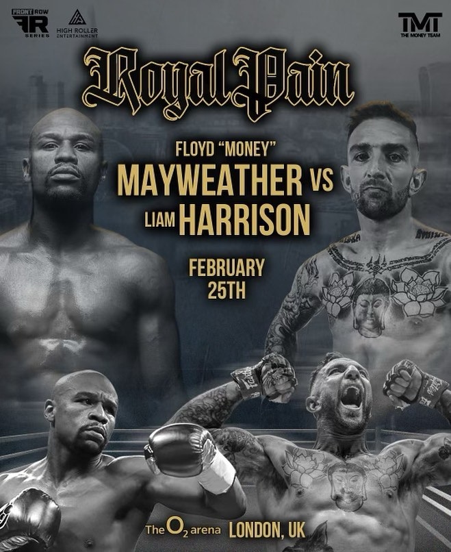 Mayweather shared this poster on his Instagram account