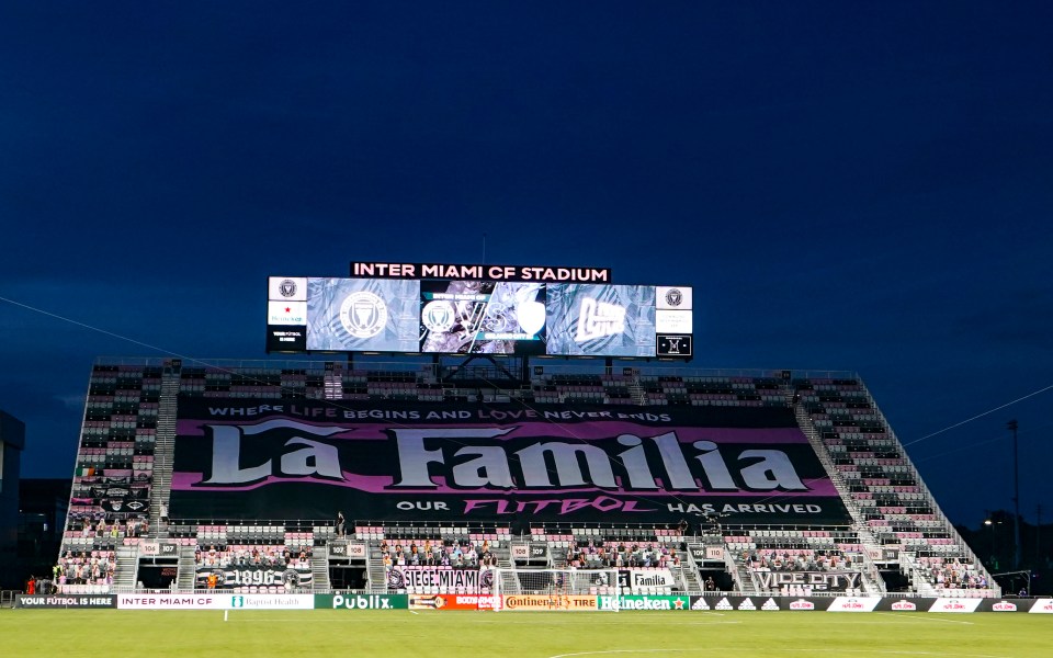 Inter Miami are playing home matches at Fort Lauderdale until their new stadium is ready