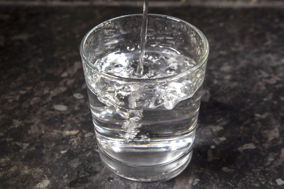 On average a person only drinks about four glasses of water a day