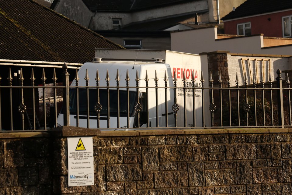 Neighbours say there have been removal vans parked outside his house