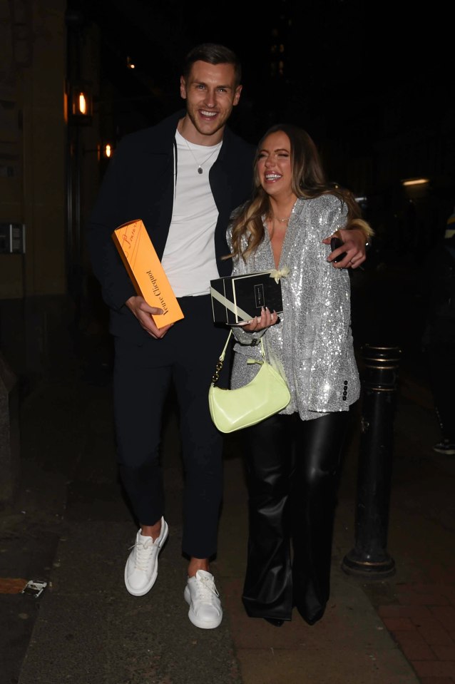 The ex Geordie Shore star, 30, is expecting her first baby with footballer Jacob Blyth