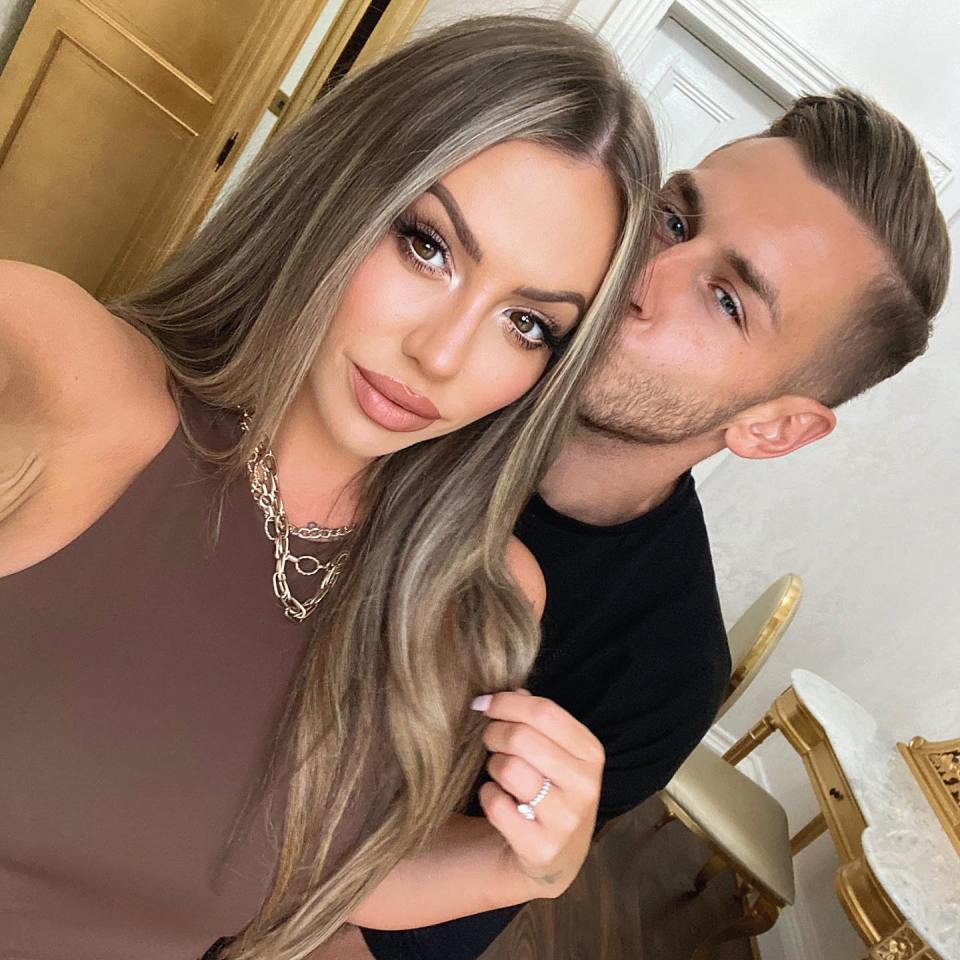 Holly and her husband revealed their baby news at the start of the year