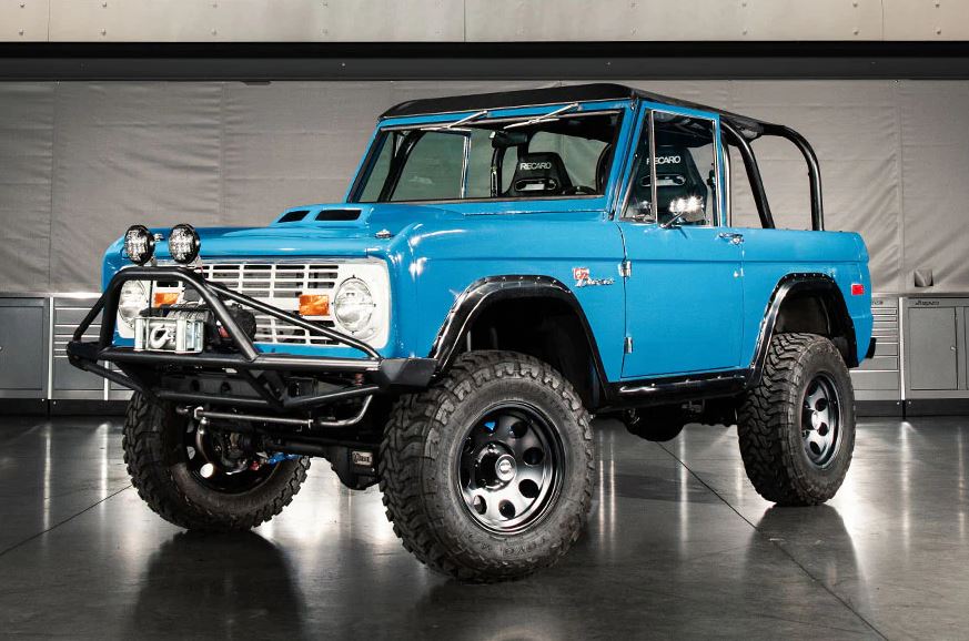 It’s not all rally cars – Block has this classic Bronco restored for his wife