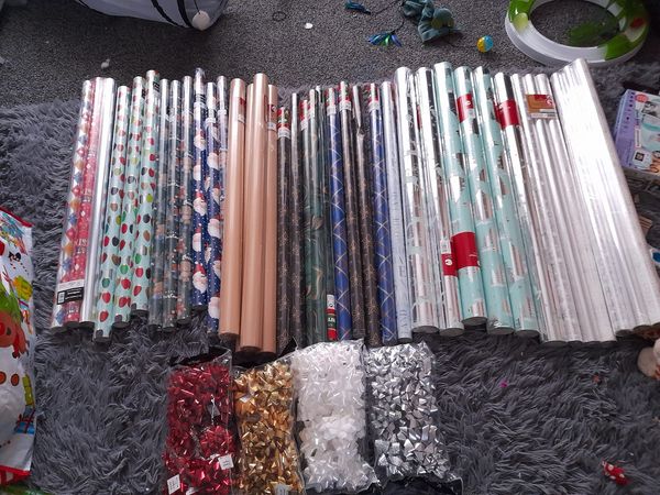 Angela Satchwell took to Facebook to share her amazing haul of wrapping paper