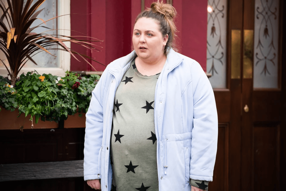 Clair playing Bernie in EastEnders